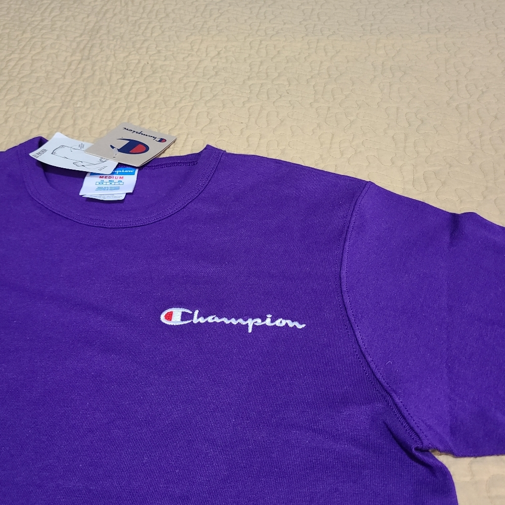 Champion Heritage logo T shirt size M - Picture 3 of 5